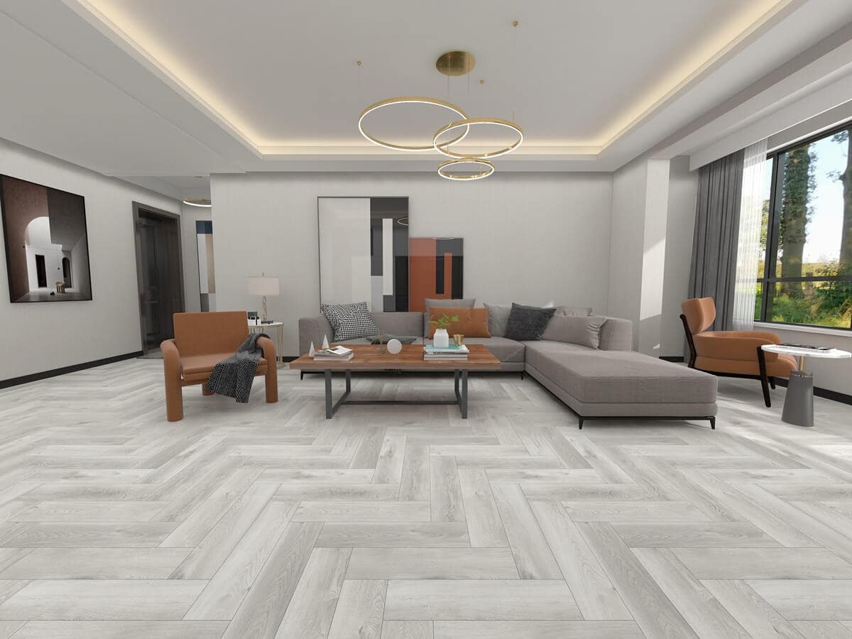 Ambient - Herringbone - Frozen Oak