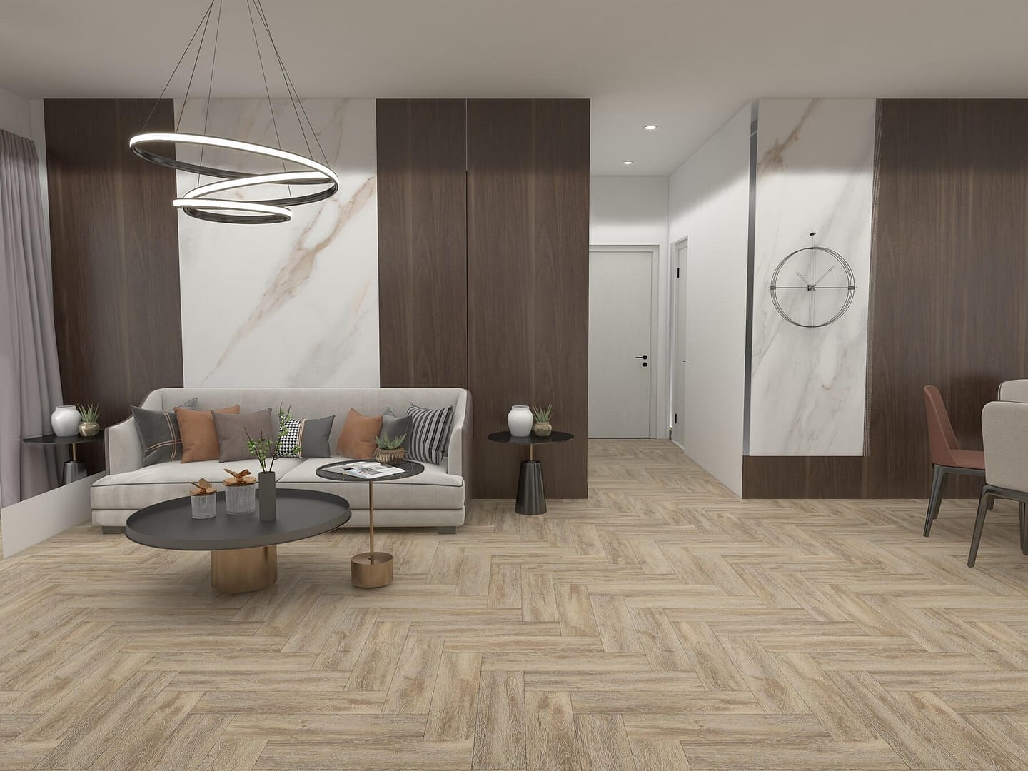 Ambient - Herringbone - Heritage Oak