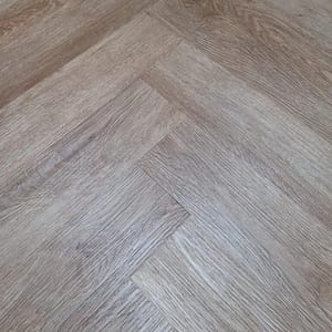 Endurance Pro - Herringbone - LVT Flooring - Dark Oak - Suitable for Underfloor Heating