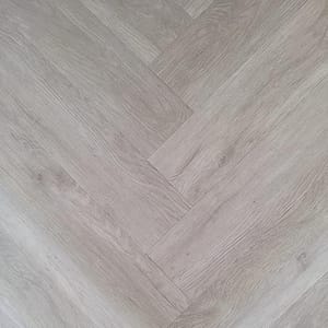 Endurance Pro - Herringbone - LVT Flooring - Light Grey - Suitable for Underfloor Heating