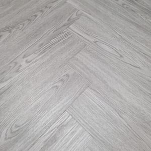 Endurance Pro - Herringbone - LVT Flooring - Medium Grey - Suitable for Underfloor Heating