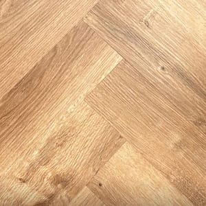 Alva Parquet - Herringbone - LVT Flooring - French Oak - Suitable for Underfloor Heating