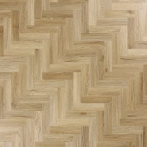 Simply Smooth - Mosaic - LVT Flooring - Herringbone - Weathered Cedar