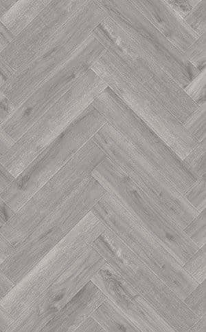 Alva Parquet - Herringbone - LVT Flooring - Havana Grey Oak - Suitable for Underfloor Heating - Image 2
