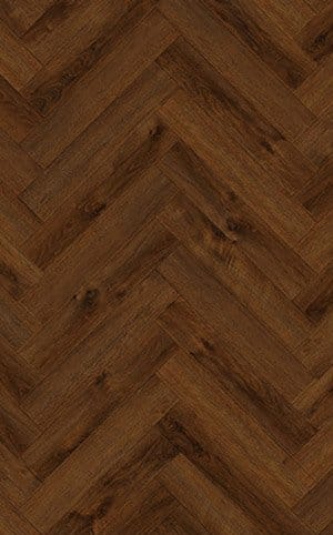 Alva Parquet SPC - Herringbone - LVT Flooring - Cherokee Oak - Suitable for Underfloor Heating - Image 2