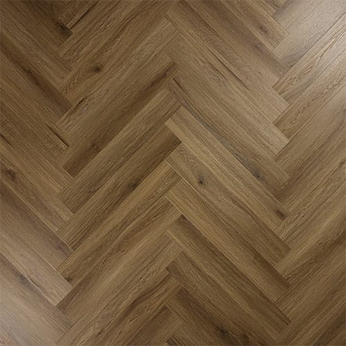 Artisan Click - Herringbone - LVT Flooring - Antique Walnut