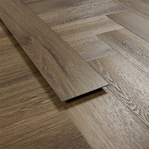 Artisan Click - Herringbone - LVT Flooring - Antique Walnut - Image 3