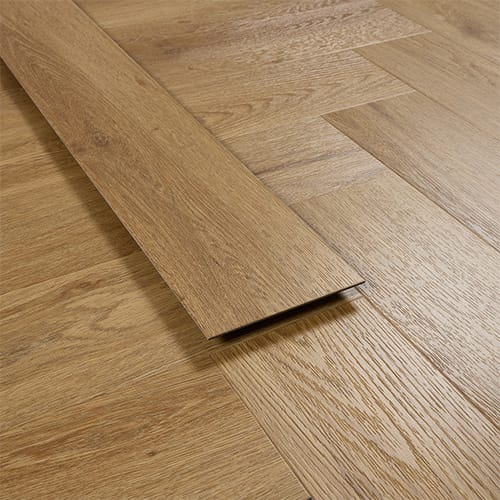 Artisan Click - Herringbone - LVT Flooring - Brushed Oak - Image 2
