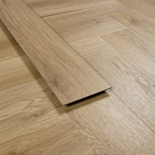 Artisan Click - Herringbone - LVT Flooring - Weathered Cedar - Image 3