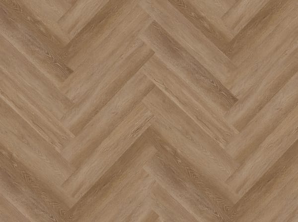 Alva Parquet - Herringbone - LVT Flooring - Ash Brown  - Suitable for Underfloor Heating - Image 2