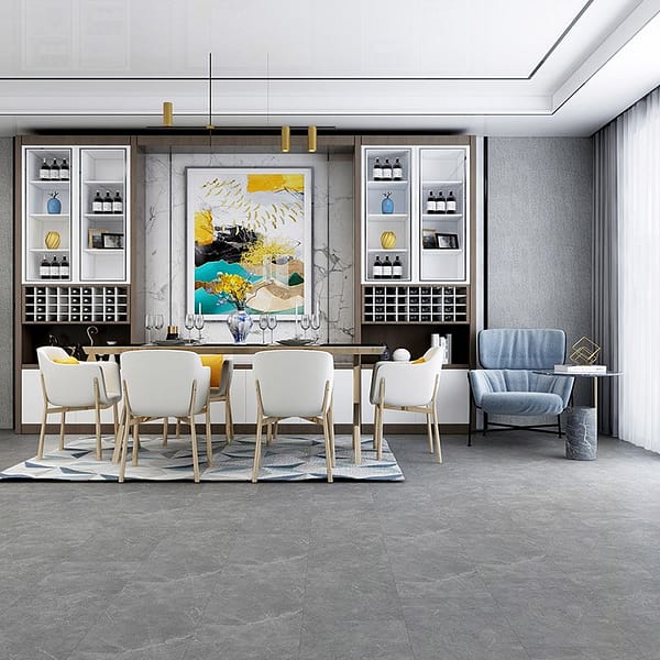 Alva Stones - Tile - LVT Flooring - Quartz Grey - Suitable for Underfloor Heating