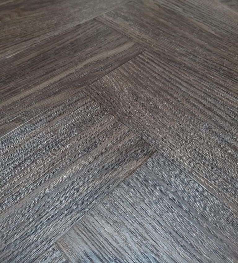 Endurance Pro - Herringbone - LVT Flooring - Walnut - Suitable for Underfloor Heating - Image 2