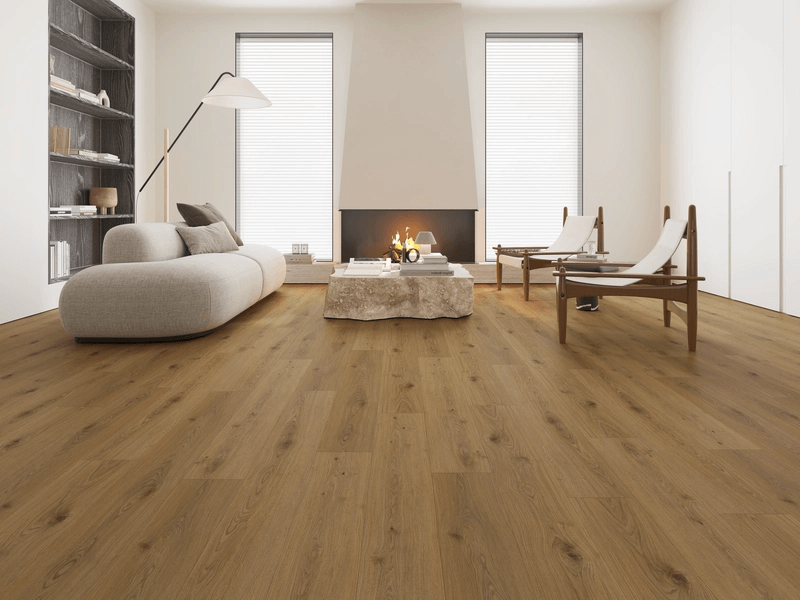 Alva Plank - LVT Flooring - Harvest Oak - Suitable for Underfloor Heating