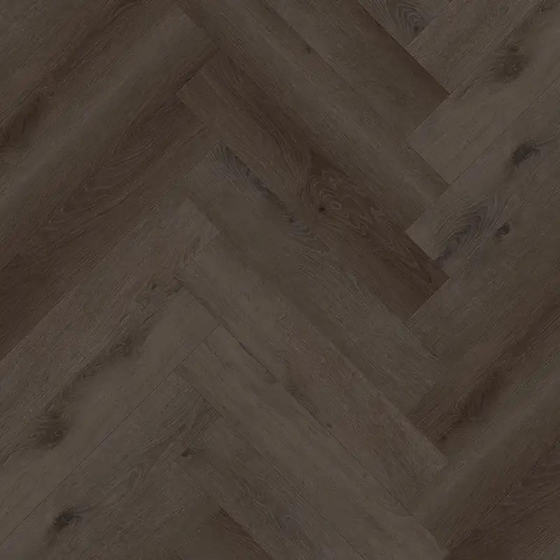 Alva Parquet SPC - Herringbone - LVT Flooring - Artic Oak - Suitable for Underfloor Heating - Image 2
