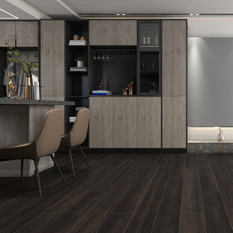 Alva Plank LVT Flooring Antigua Charcoal Oak Suitable for